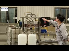 5L-20L İki mızraklı yarı otomatik sıvı doldurma makinesi