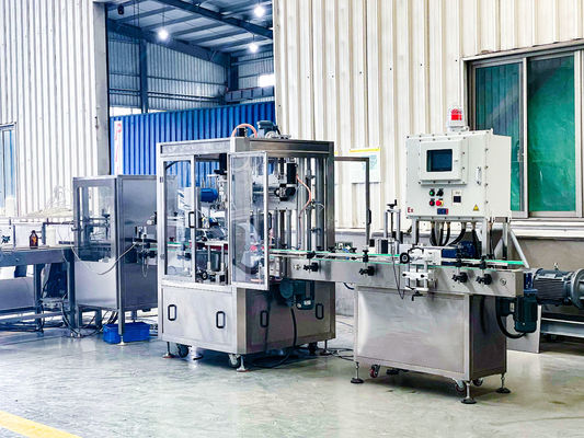 250-500ml Fully Automatic Small Bottle Filling Machine with SS304/SS316 Construction and 1000-2000 BPH Speed