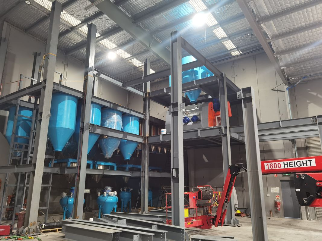 15000Ton/Year Semi-Auto Dry Mortar Mix Plant with 1 Year Warranty and 380 V Voltage for Construction