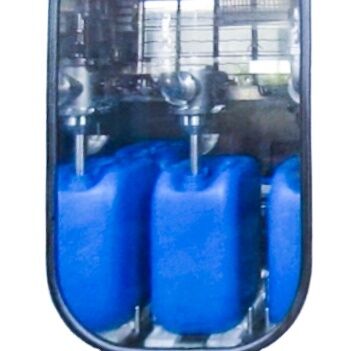 18L Electric Automatic Lube Oil Filling Machine 4 Nozzles 1-Year PLC Chemical for Honey Viscous Liquid Metal Plastic Bottle